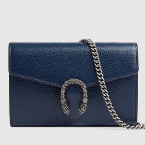 Gucci Dionysus leather mini chain wallet